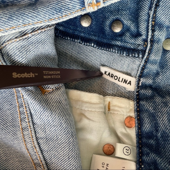 GRLFRND Karolina High Rise Lace Up Jeans 27 - Picture 6 of 10